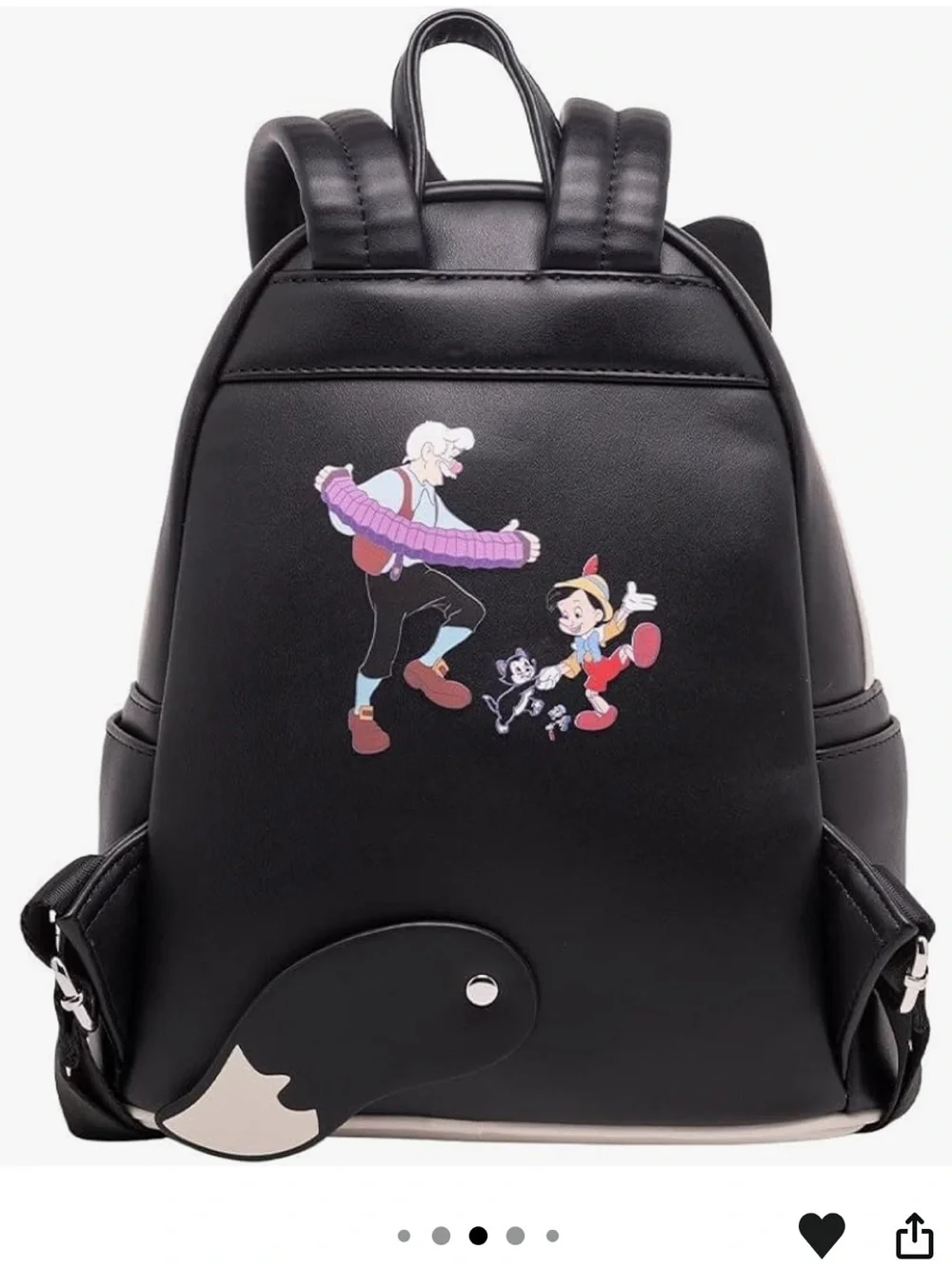 Loungefly Disney Pinocchio Figaro and Cleo Cosplay Mini Backpack - 707 Exclusive